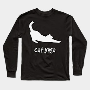 Cat Yoga Long Sleeve T-Shirt